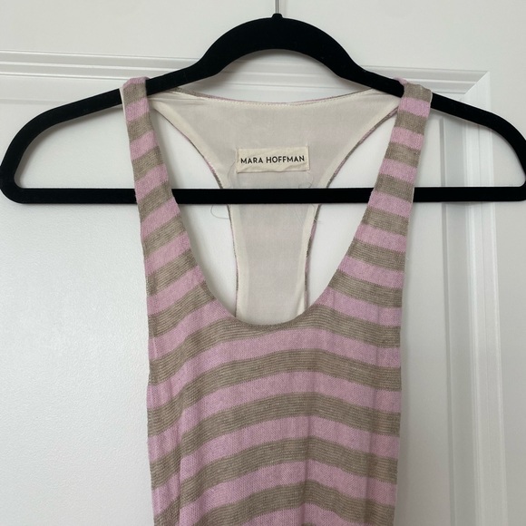 Mara Hoffman Flattering Knit Striped Dress - Picture 6 of 7